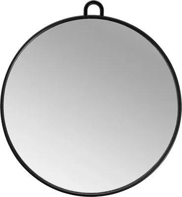 Produktbild von Lussoni Black Round Mirror Ø29 cm - runder Spiegel