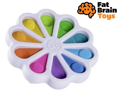 Produktbild von Fat Brain Toy Co. Dimpl Digits, 1 Jahr(e), ABS, Silikon, Mehrfarbig