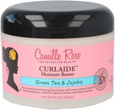 A product shot of a hair butter jar.