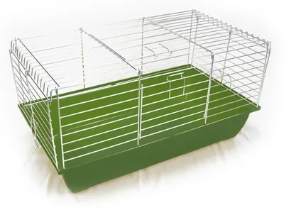 Obrázok produktu pre Kompletná klietka pre hlodavce, vhodná pre králiky a morčatá, rozmer 70 x 40 x 37 cm