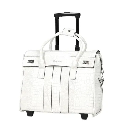 Produktbild von Damen Aktentasche Trolley creme weiß BOWATEX, Laptoptasche Umhängetasche