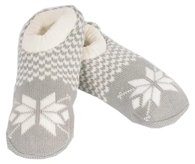 Productafbeelding van Huisschoenen Ballerina, model Eiskristall, met Sherpa-voering, maat 35-38