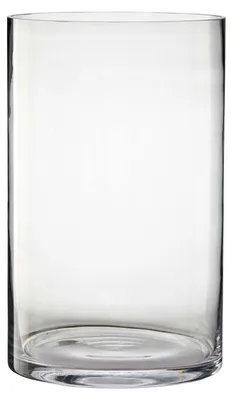 Produktbild von Dekoglas Vase ZYLINDER H. 20cm D. 18,5cm Glas klar rund Rudolph Keramik
