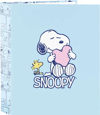 Obrázek produktu pro Kroužková vazba Snoopy Love Blue A4 27 x 33 x 6 cm