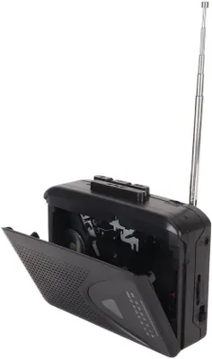 Productafbeelding van Draagbare cassette-speler met ingebouwde speakers - FM/AM-radio - 3,5 mm jackaansluiting - USB-opladen - HiFi-audio - ondersteunt cassettes - Draagbare cassette-speler met HiFi-audio