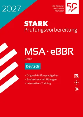 Produktbild von STARK Deutsch - MSA/eBBR 2027 Berlin - Prüfungsvorbereitung