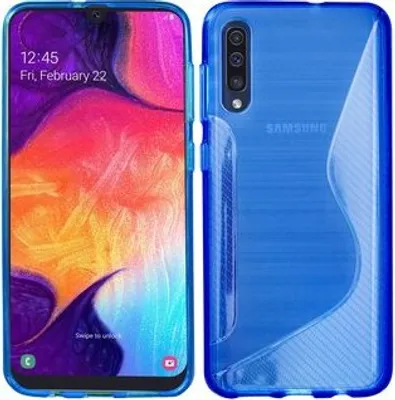 Obrázek produktu pro cofi1453® S-Line Case Bumper compatible with Samsung Galaxy A30s A307F Silicone Case Nárazuvzdorné pouzdro na mobilní telefon TPU Case Cover Blue