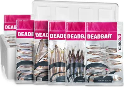 Produktbild von Köderfisch-Set Zanderbox Medium gefroren für Deadbait-Angeln auf Zander