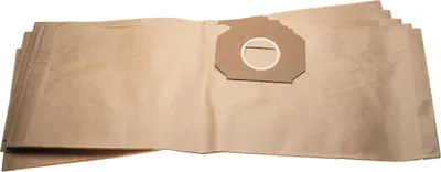 Produktbild von vhbw 5x Staubbeutel kompatibel mit Thomas Junior 1220, Junior 1220 plus, Power Edition 1520, Power Clean Staubsauger - 39,2cm x 22,9cm braun