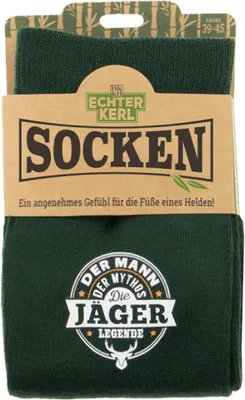Produktbild von History & Heraldry Herren Socken - Echter Kerl Socken - Jäger