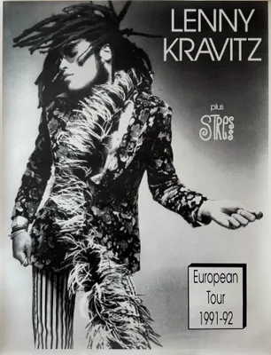 Productafbeelding van Lenny Kravitz - Europese Tournee 1991 - Poster - 66x97 cm