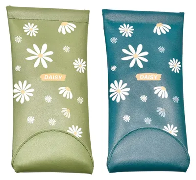 Produktbild von Sunglasses Case 1 Stück, Weiches Leder, Schlankes Design, Für Alle Brillenarten Und Große Sonnenbrillen, Ideal Für Tasche Oder Hosentasche