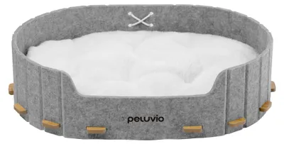 Zdjęcie produktu dla Peluvio Cospo – legowisko dla kota z poduszką, duże, stabilna podstawa