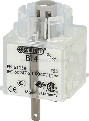 Immagine prodotto di Georg Schlegel Portalampada W2x4,6d Serie Contatto BT, BF, illuminabile Spina piatta 2,8 mm x 0,8 mm - 1 pezzo