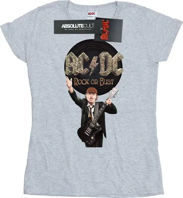 Produktbild von AC/DC - "Rock Or Bust" T-Shirt für Damen BI51231 (XXL) (Grau)