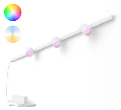 Image de Philips Hue Perifo Set de base Applique murale 3 spots Blanc