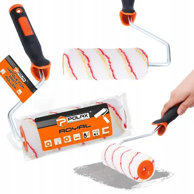 Produktbild von Polax Lackierrolle 18 cm mit Griff für alle Farben