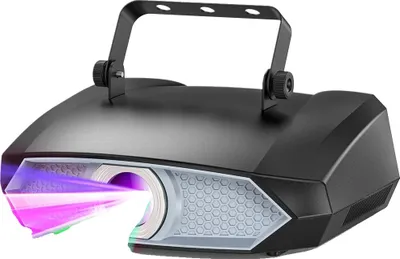 Produktbild von Laserlichtprojektor, RGB-Muster-Effekte, mehrere Steuerungsmodi, schwarz, EU-Stecker