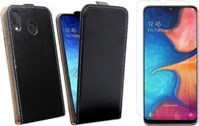 Zdjęcie produktu dla cofi1453® Flip Case etui na telefon komórkowy pionowe składane etui ochronne flip cover + szkło ochronne 9H kompatybilne z Samsung Galaxy A9 2018
