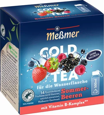 Zdjęcie produktu dla Meßmer Tea COLD TEA 107643 Summer Berries 14szt