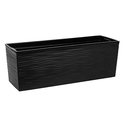 Produktbild von Balkonkasten Kunststoff Schwarz Meißel  56 x15x19 cm Blumenkasten