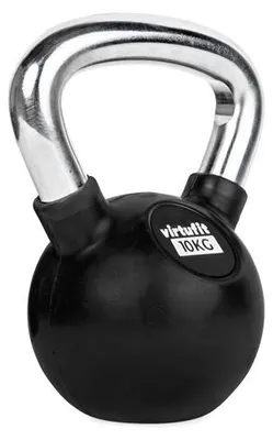 Produktbild von VirtuFit Kettlebell Pro 10 kg aus Gusseisen mit Gummibeschichtung