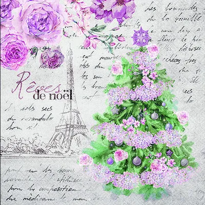 Produktbild von Weihnachten – Servietten Lunch – Napkin Lunch – Format: 33 x 33 cm –