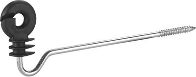 Produktbild von 30 Stück Langstiel Ringisolator 22 cm Stütze für Elektroseile bis Ø 8 mm