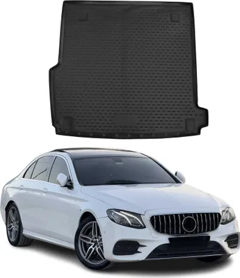 Produktbild von Kofferraummatte Kofferraumwanne für Mercedes E Klasse W213 S213 2016-2024 Gummi