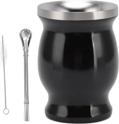 Produktbild von Natur Kalebass Teeset 230ml Edelstahl Doppelwandig