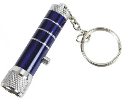 Image de Lampe de poche Arcas Aluminium 3 LED avec porte-clés (4 couleurs)