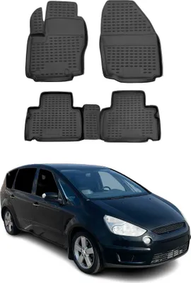Produktbild von 2006-2014 Ford S-Max Fußmatten TPE Schwarz 4 tlg