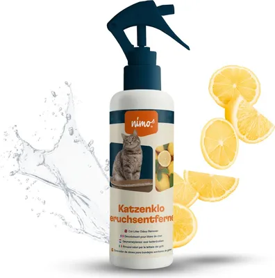 Produktbild von nimo® Katzenklo Geruchsentferner | Geruchsneutralisierer Spray gegen unangenehme Gerüche und Katzenurin | effektiver Geruchsentferner für Katzentoiletten