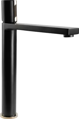 Produktbild von REA Waschbeckenarmatur ICON Black Gold High