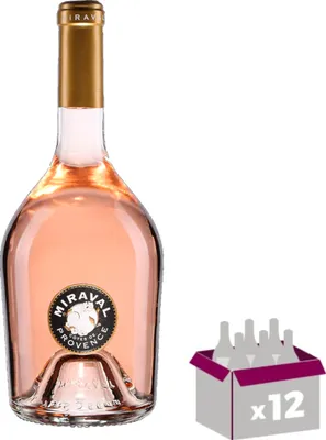 Produktbild von Best Of Provence - Miravla Jolie-pitt x12 - Rosé Côtes de Provence 2024 75cl