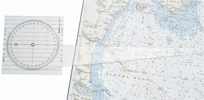 Produktbild von Kurslineal 2810 Nautischer Plotter Packung mit 10 Stück