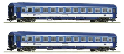 Produktbild von Roco 2-teiliges Set: Eurofima CD-Wagen - 6200157