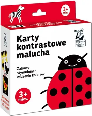 Produktbild von Karty kontrastowe malucha. 3+ miesięcy