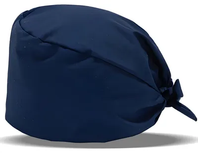 Chirurgische Haube aus Baumwolle, Blau, Einheitsgröße