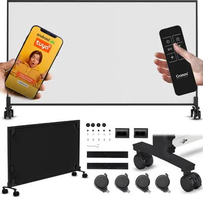 Zdjęcie produktu dla Panel grzewczy IR Cronos Carbon P1000TWP Black