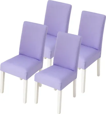 Obrázok produktu pre Poťahy na stoličky 4 kusy, elastický poťah na stoličky, elastický poťah na stoličky, odnímateľný umývateľný poťah na stoličky, odolný univerzálny