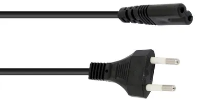 Produktbild von OMNITRONIC Euro Netzkabel 1,5m sw