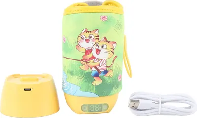 Zdjęcie produktu dla Podgrzewacz do butelek, wielofunkcyjny, inteligentne podgrzewanie, szybkie mleko dla niemowląt z inteligentną kontrolą temperatury w podróży