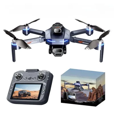 Produktbild von AIORBER 4K Drohne mit 3 Batterien, 4,3 Zoll Bildschirm, 125mm großes Fernsteuerung-Display, Intelligente Hindernisvermeidung, Lange Flugzeit