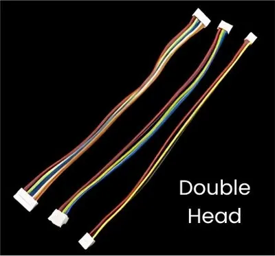 Produktbild von Steckkabel JST GH1.25mm Stecker, 150mm Kabel (28AWG), 2P-12P : Double Head 4-polig Steckertyp: Double Head Ausführung: 4-polig