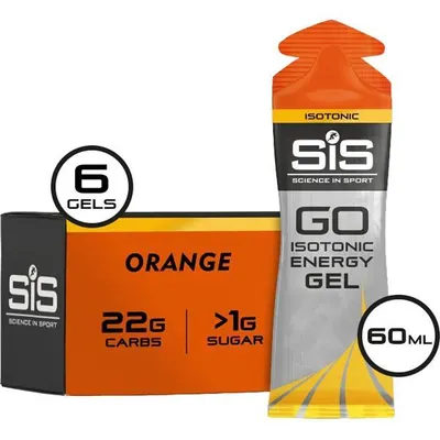 Zdjęcie produktu dla Science in Sport GO Żel energetyczny izotoniczny o smaku pomarańczowym, 6 x 60 ml