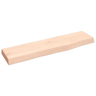 Immagine prodotto di Ripiano a Parete 40x10x2 cm Legno Massello Rovere Non Trattato