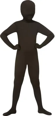 Produktbild von Smiffys - Hautanzug Kostüm - Kinder SM2869 (92) (Schwarz)