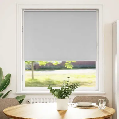 Produktbild von vidaXL Verdunkelungsrollo Hellgrau 90x175 cm Stoffbreite 85,7 cm