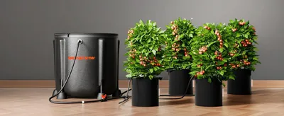 Immagine prodotto di Sistema di irrigazione a goccia per piante - Set SF-Drip-Irrigation - Irrigazione automatica - Pompa dell'acqua - Set completo